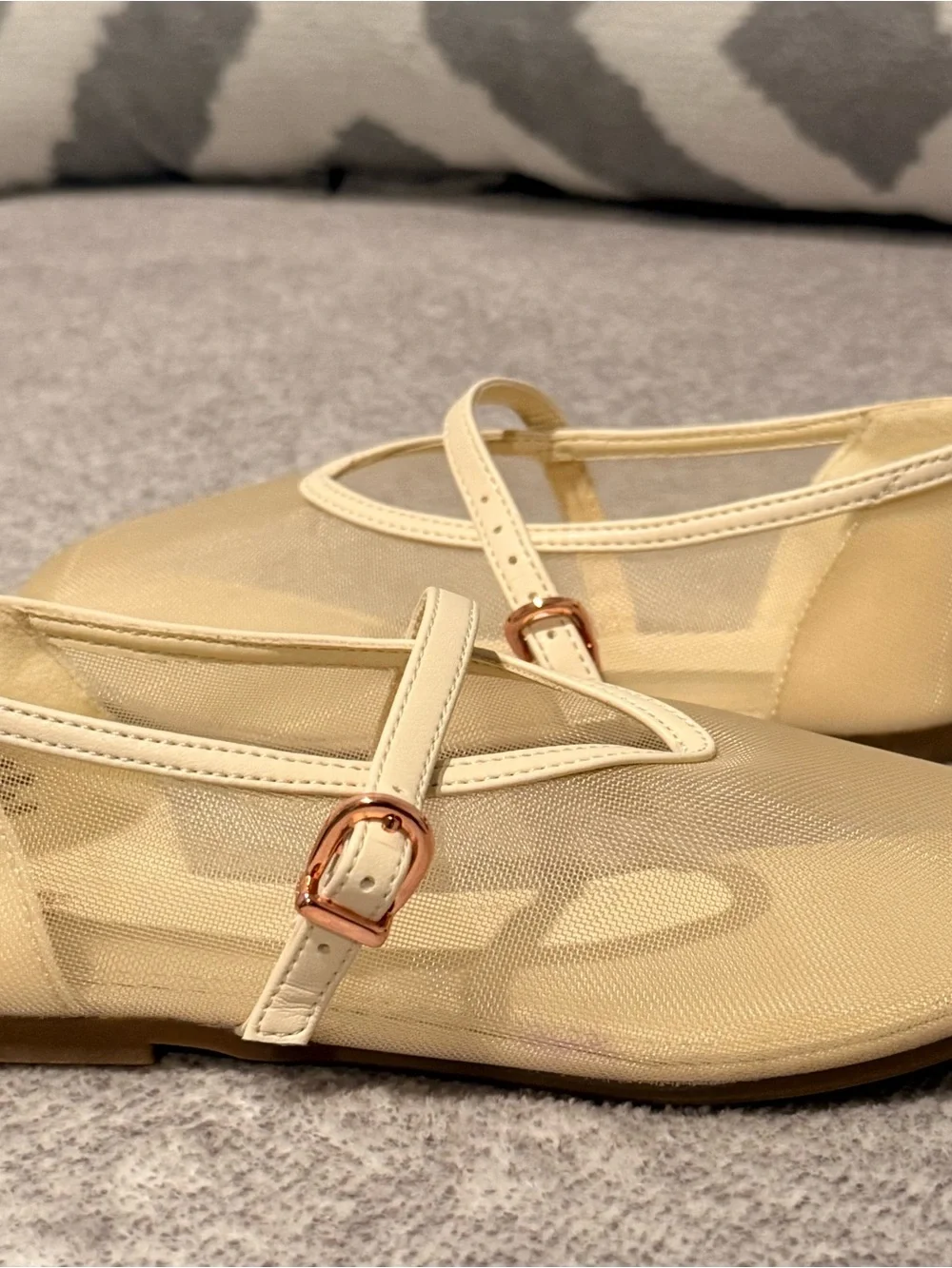 H&M Girls Sheer Mary Jane Shoes